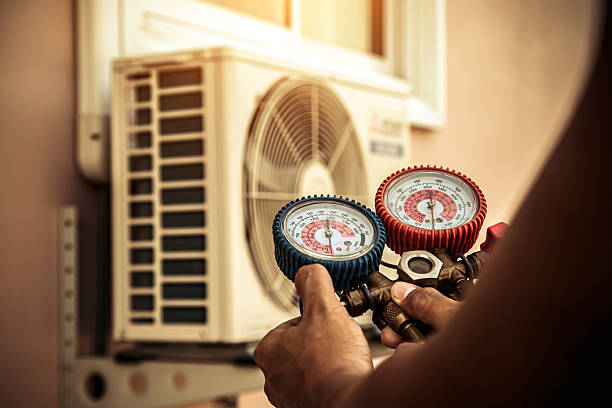 Professional Hvac technician working in Stafford Springs, CT